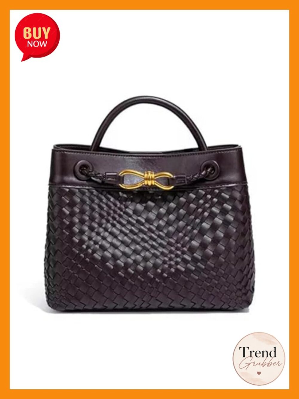 Woven Crossbody Bag Adjustable Strap Everyday Travel Bag